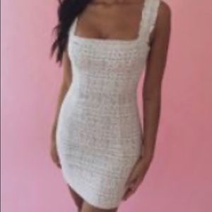 Meshki Celena Tweed Mini Dress - Size XL